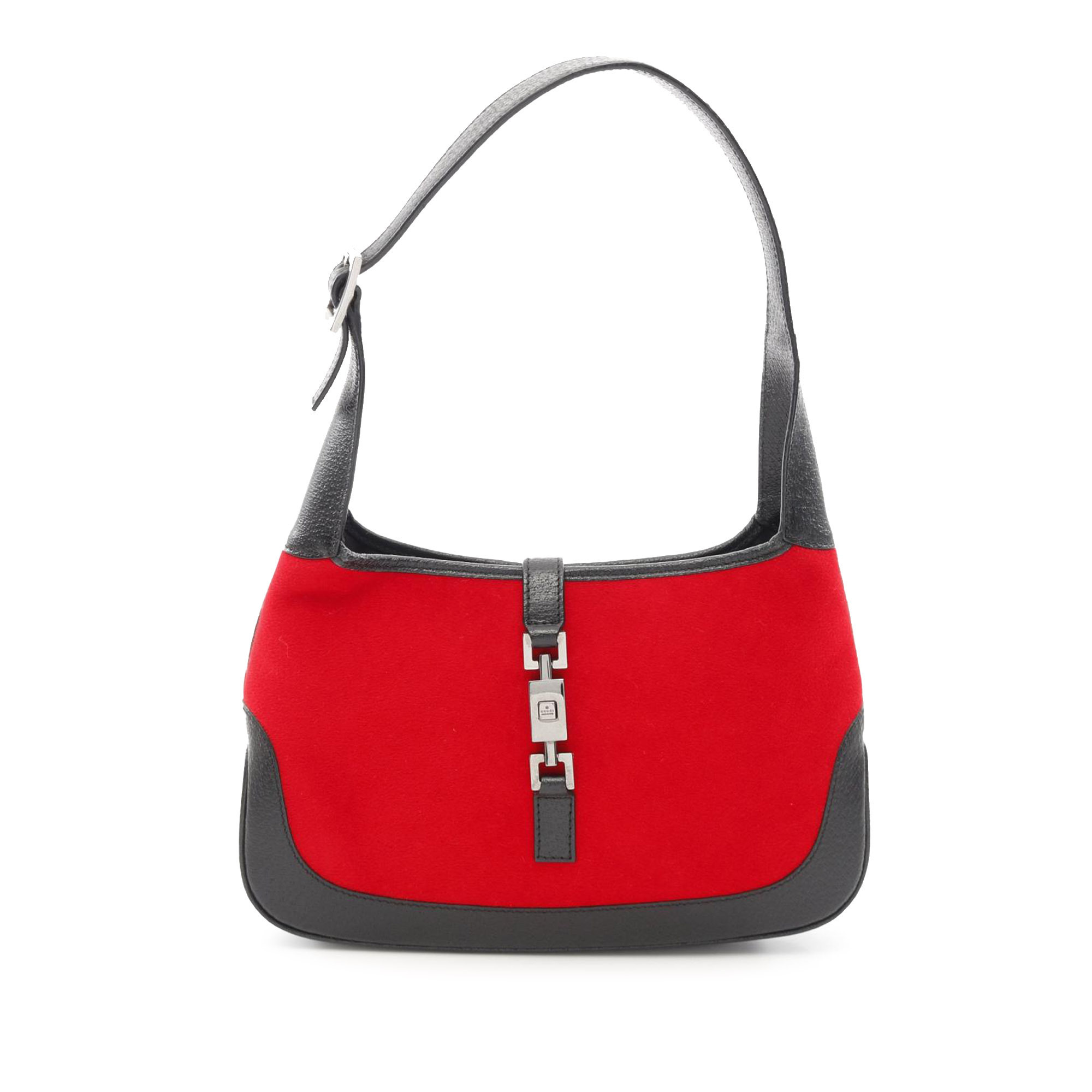 Pre-Loved Gucci Wool Jackie Shoulder Bag